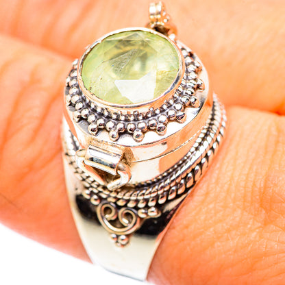 Prehnite Rings handcrafted by Ana Silver Co - RING124561