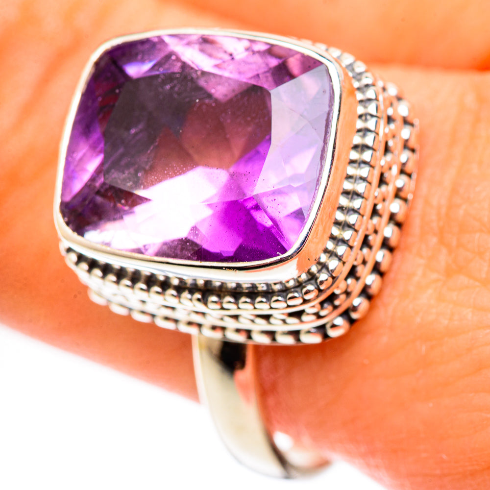 Amethyst Rings handcrafted by Ana Silver Co - RING124566