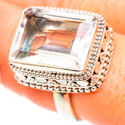 White Quartz Rings handcrafted by Ana Silver Co - RING124569