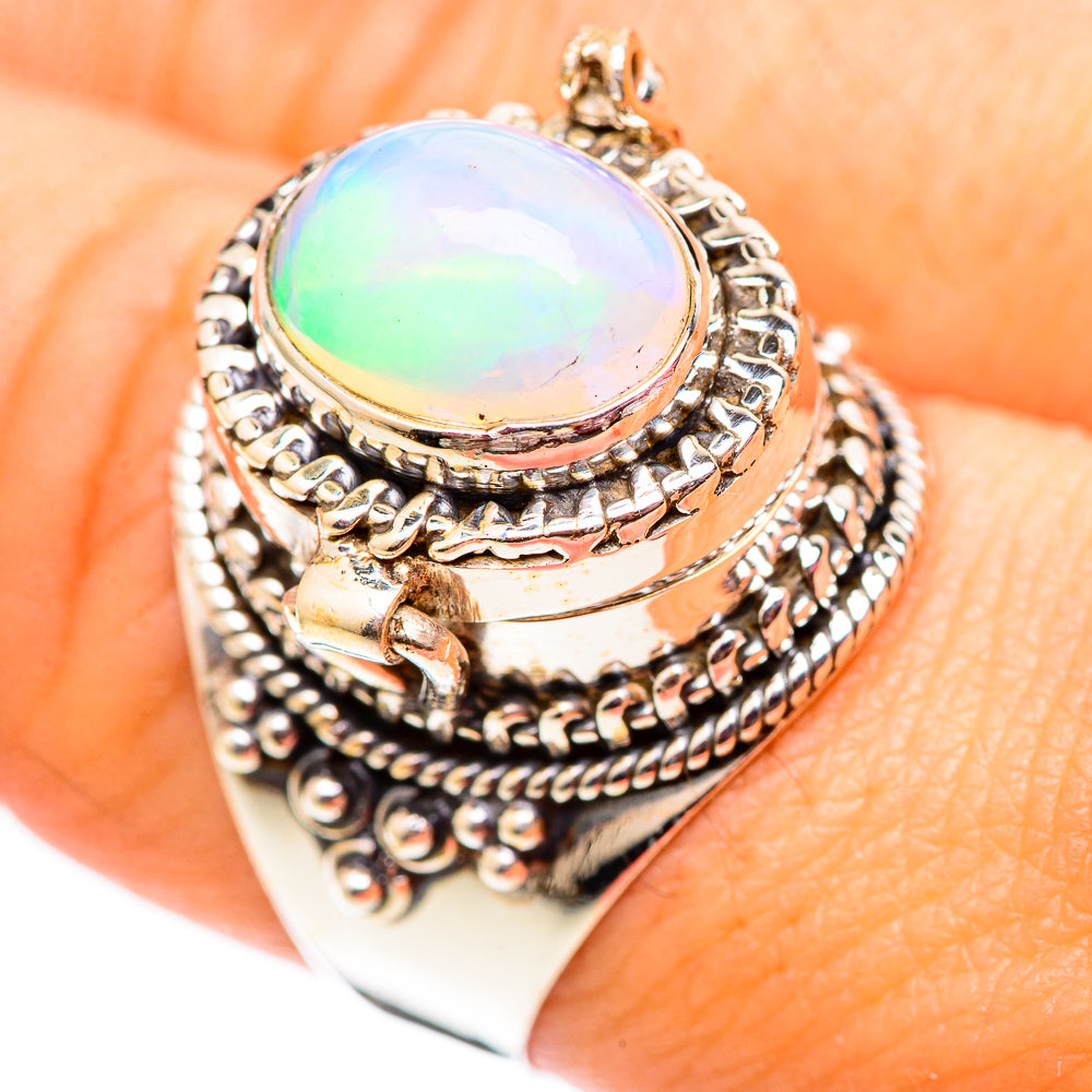 Ethiopian Opal Rings handcrafted by Ana Silver Co - RING124574