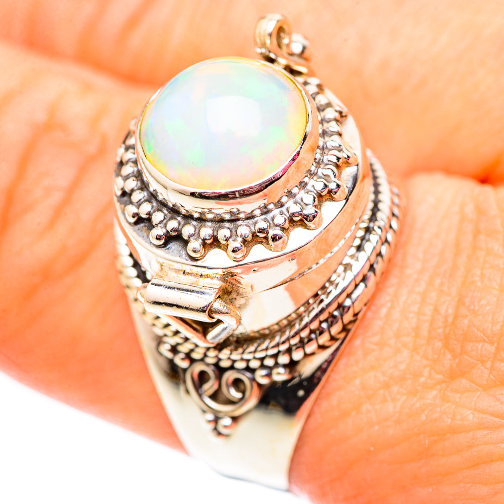 Ethiopian Opal Rings handcrafted by Ana Silver Co - RING124575