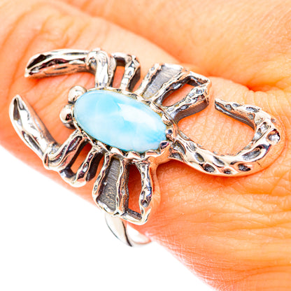 Larimar Rings handcrafted by Ana Silver Co - RING124578
