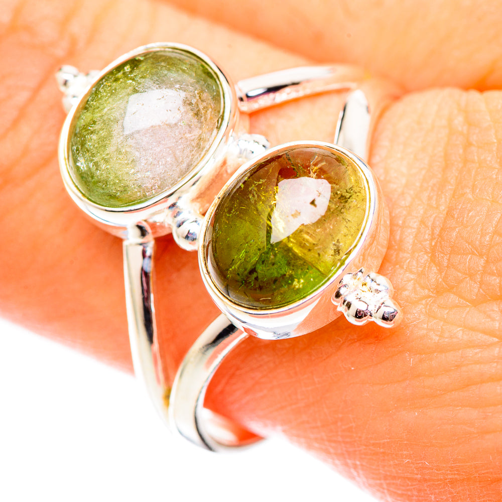Prehnite Rings handcrafted by Ana Silver Co - RING124586