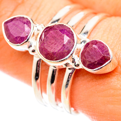 Ruby Rings handcrafted by Ana Silver Co - RING124589