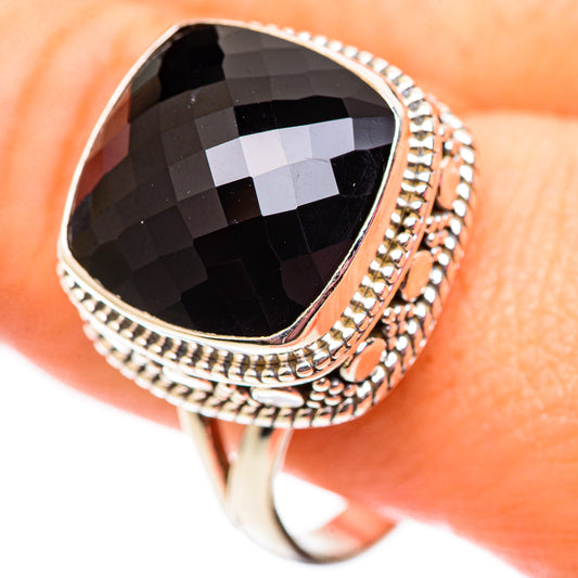 Black Onyx Rings handcrafted by Ana Silver Co - RING124593