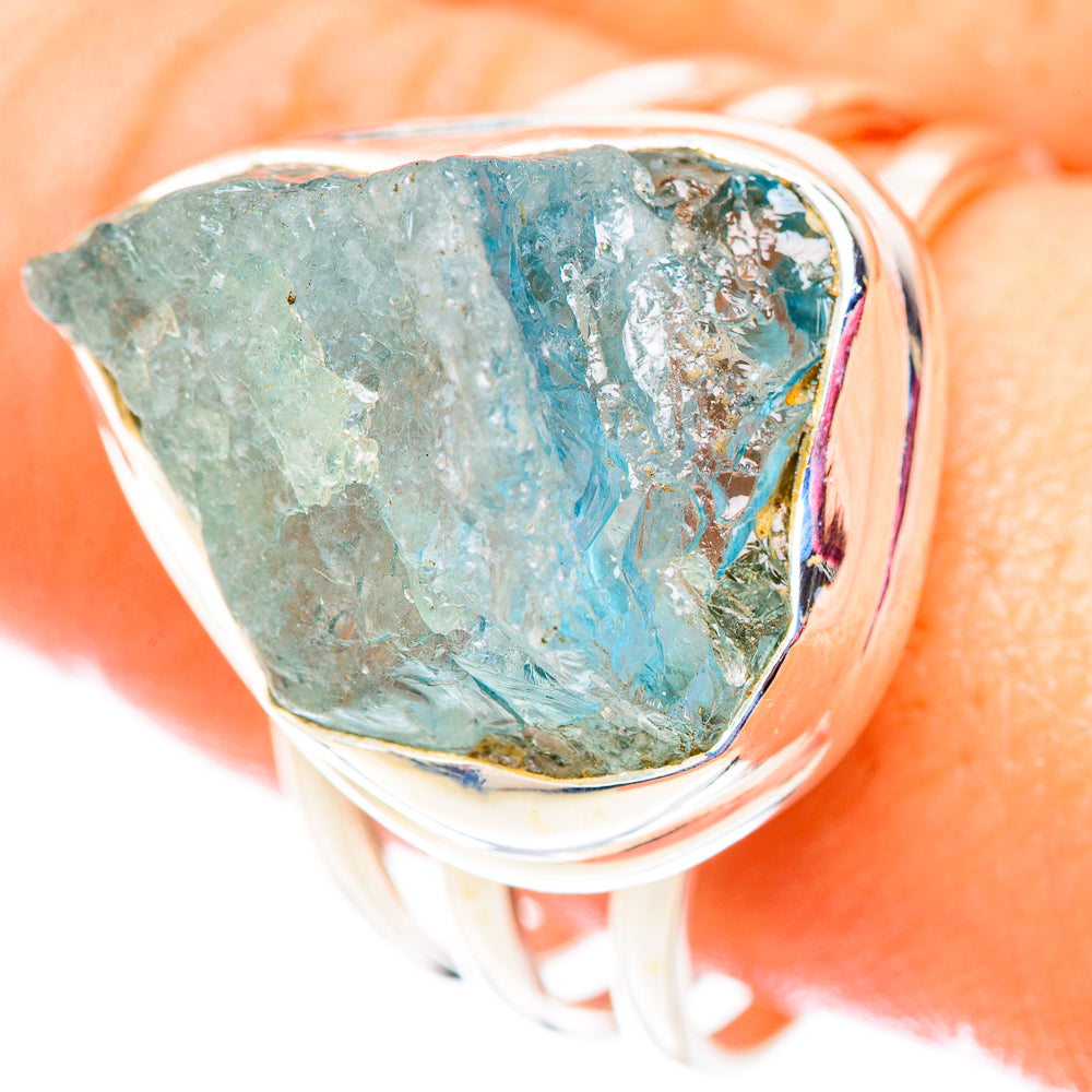 Aquamarine Rings handcrafted by Ana Silver Co - RING124599