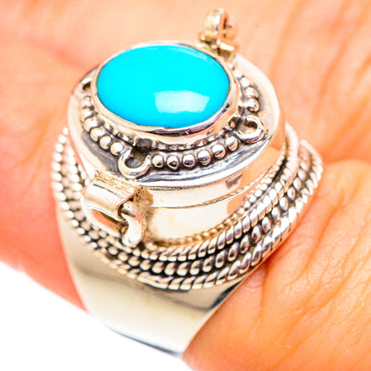 Sleeping Beauty Turquoise Rings handcrafted by Ana Silver Co - RING124604