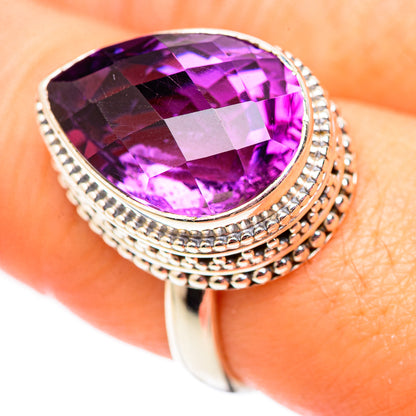 Amethyst Rings handcrafted by Ana Silver Co - RING124614