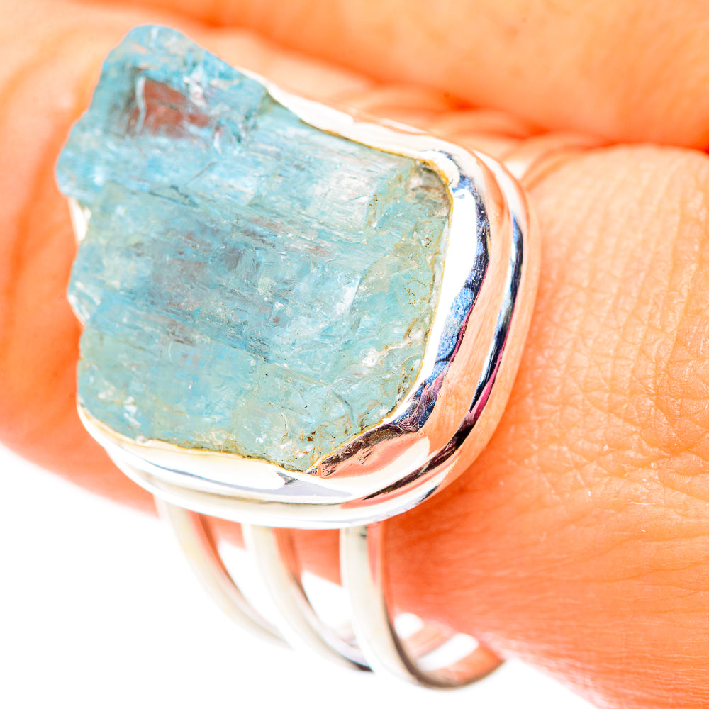 Aquamarine Rings handcrafted by Ana Silver Co - RING124644