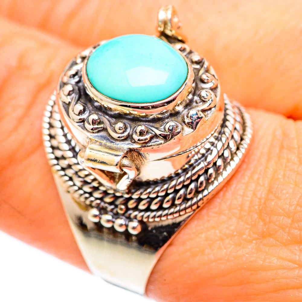 Larimar Rings handcrafted by Ana Silver Co - RING124647