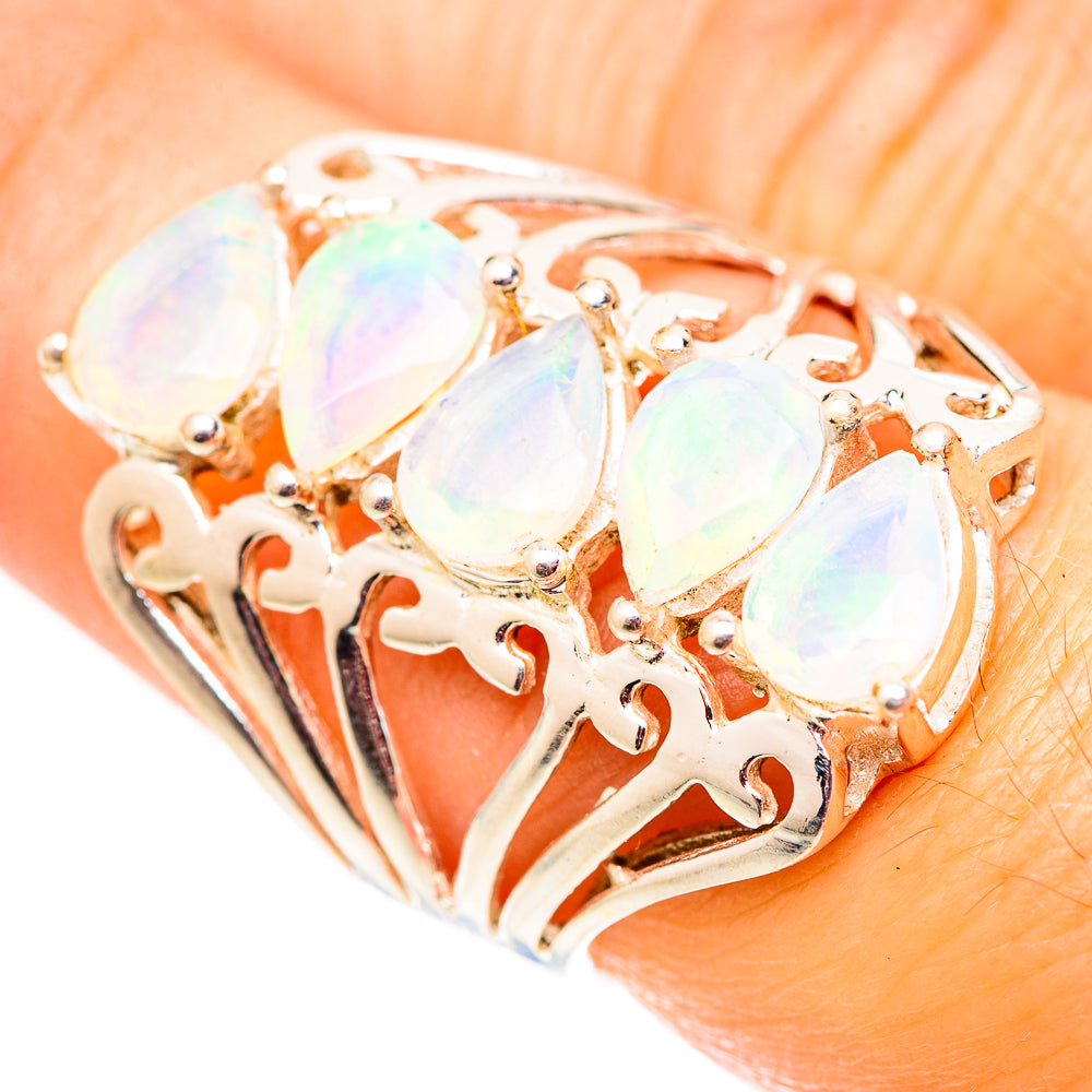 Ethiopian Opal Rings handcrafted by Ana Silver Co - RING124662