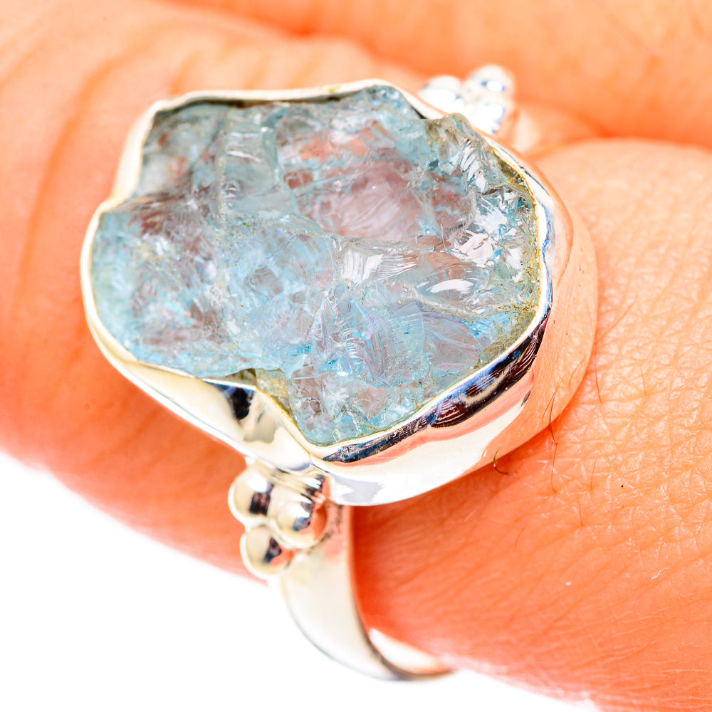 Aquamarine Rings handcrafted by Ana Silver Co - RING124667