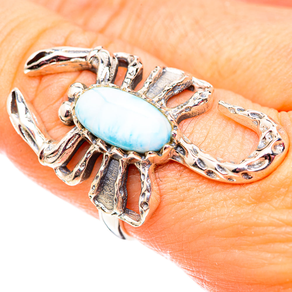 Larimar Rings handcrafted by Ana Silver Co - RING124668