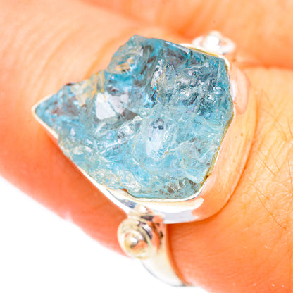 Aquamarine Rings handcrafted by Ana Silver Co - RING124687
