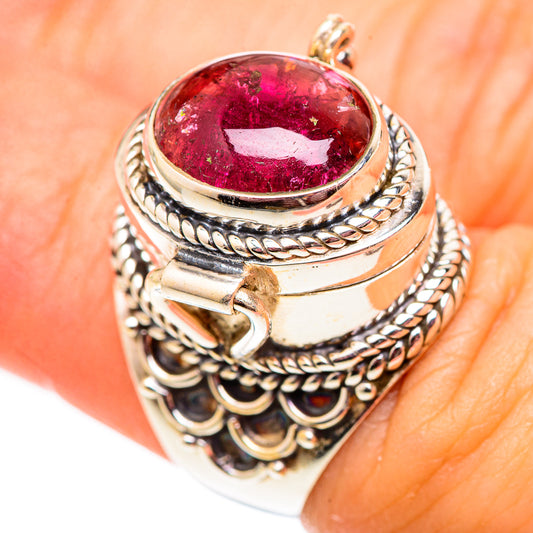 Pink Tourmaline Rings handcrafted by Ana Silver Co - RING124690
