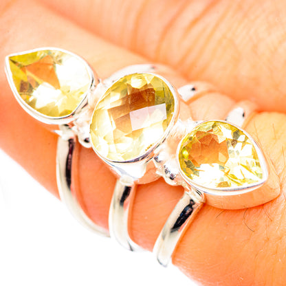 Citrine Rings handcrafted by Ana Silver Co - RING124697