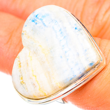 Blue Scheelite Rings handcrafted by Ana Silver Co - RING124705