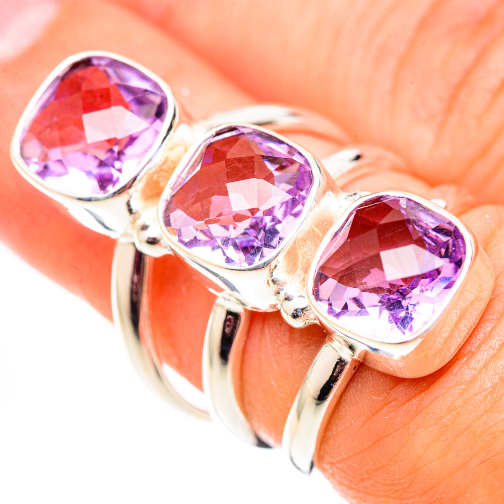 Amethyst Rings handcrafted by Ana Silver Co - RING124714