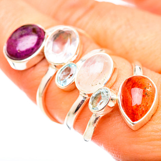 Sunstone Rings handcrafted by Ana Silver Co - RING124720