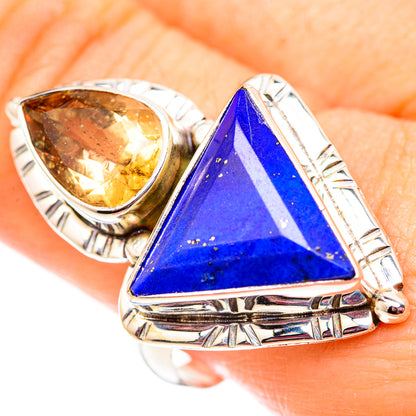 Lapis Lazuli Rings handcrafted by Ana Silver Co - RING124724
