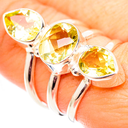 Citrine Rings handcrafted by Ana Silver Co - RING124725