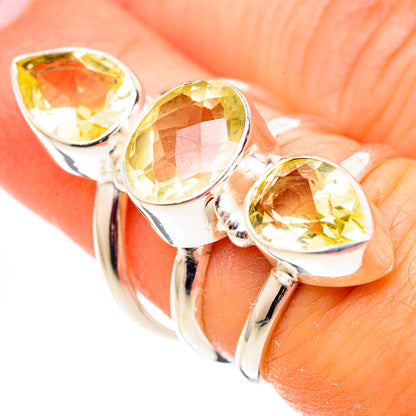 Citrine Rings handcrafted by Ana Silver Co - RING124758