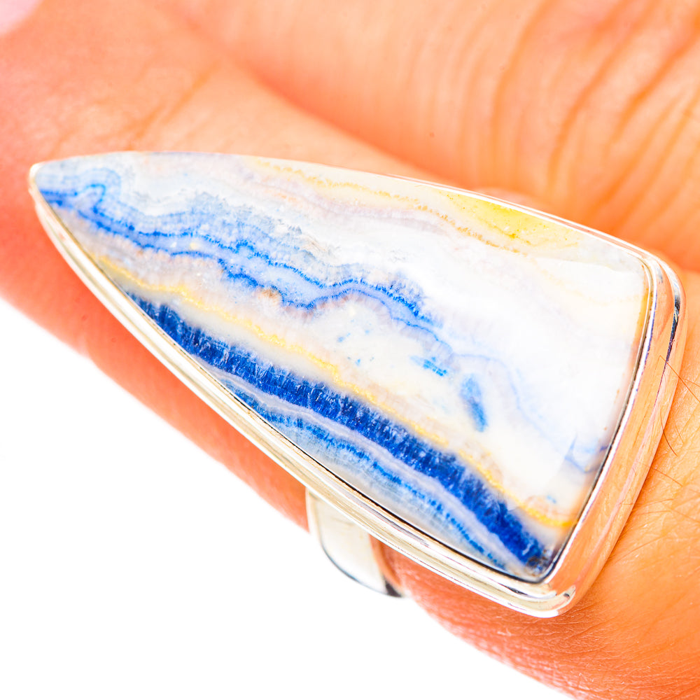 Blue Scheelite Rings handcrafted by Ana Silver Co - RING124760