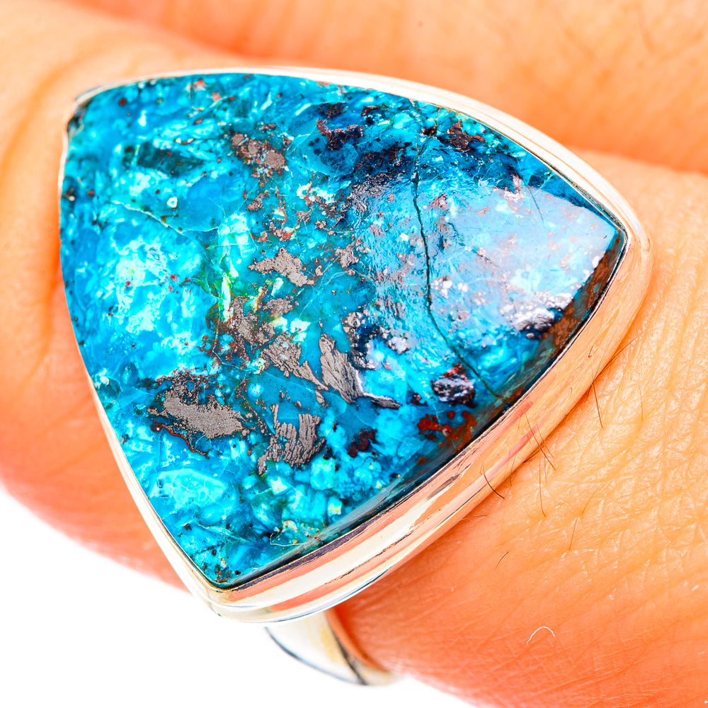 Shattuckite Rings handcrafted by Ana Silver Co - RING124761