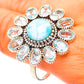 Larimar Rings handcrafted by Ana Silver Co - RING124762