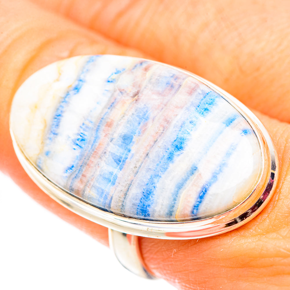 Blue Scheelite Rings handcrafted by Ana Silver Co - RING124763