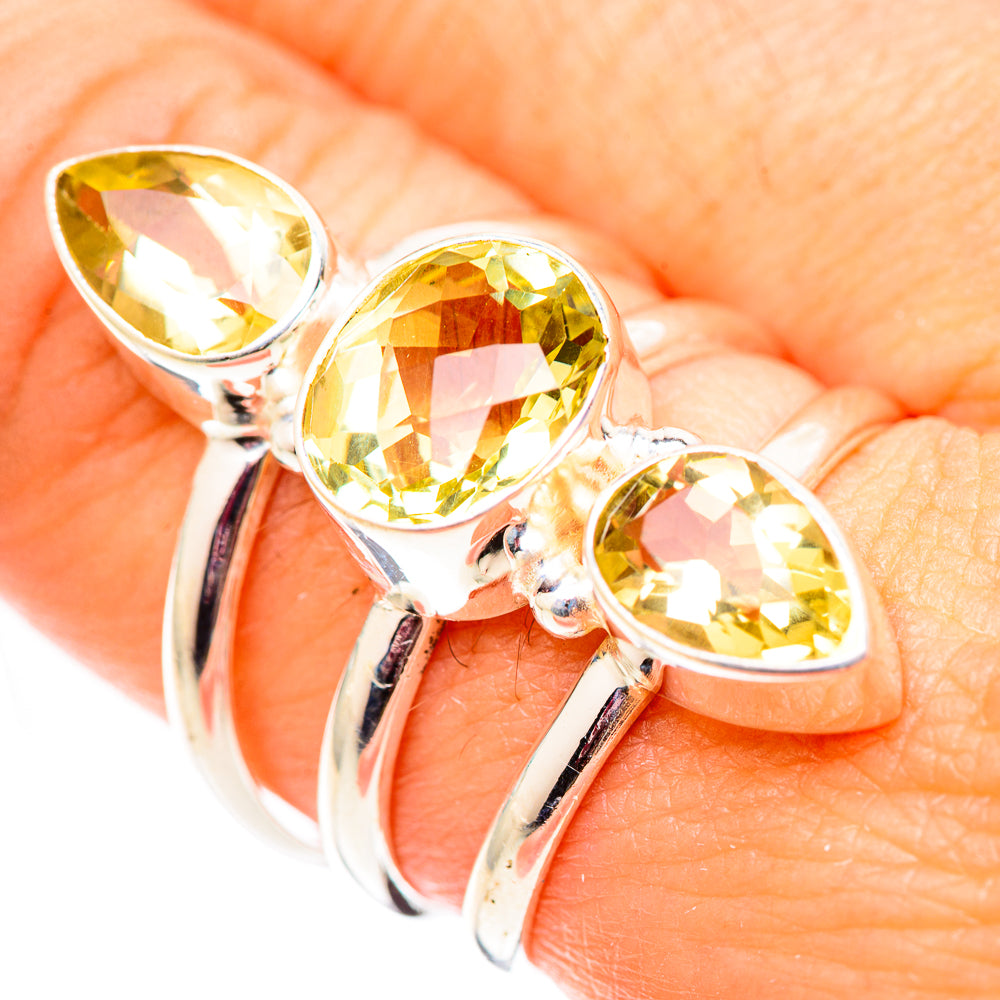 Citrine Rings handcrafted by Ana Silver Co - RING124783