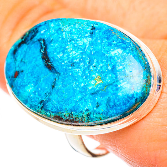 Chrysocolla Rings handcrafted by Ana Silver Co - RING124785