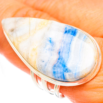 Blue Scheelite Rings handcrafted by Ana Silver Co - RING124786
