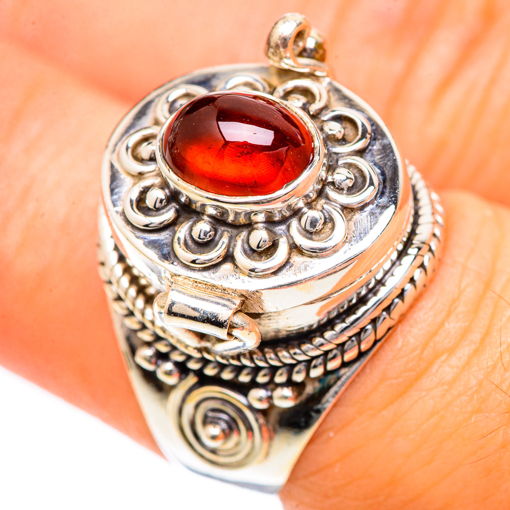 Garnet Rings handcrafted by Ana Silver Co - RING124808