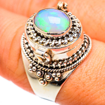 Ethiopian Opal Rings handcrafted by Ana Silver Co - RING124818