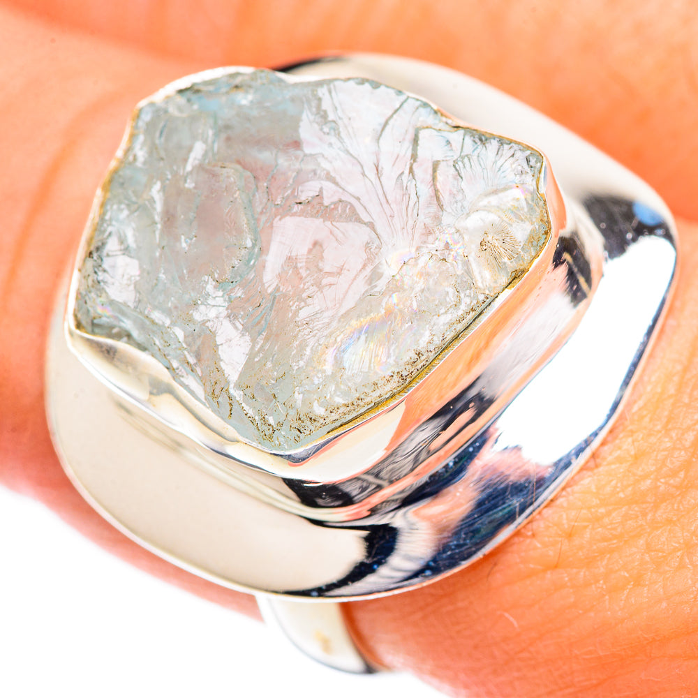 Aquamarine Rings handcrafted by Ana Silver Co - RING124826