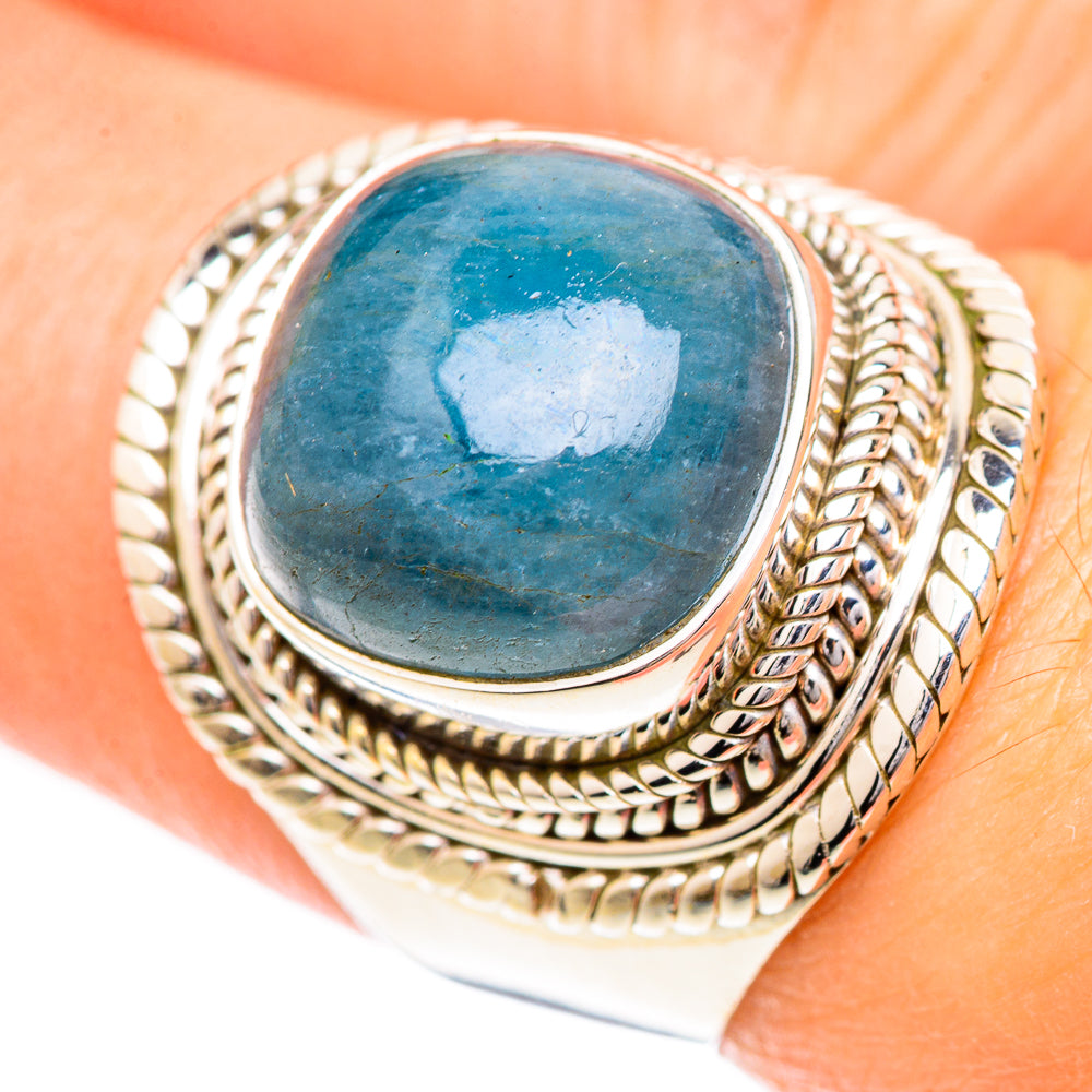 Aquamarine Rings handcrafted by Ana Silver Co - RING124827