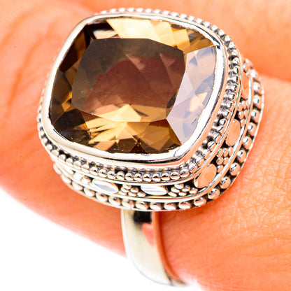 Smoky Quartz Rings handcrafted by Ana Silver Co - RING124831