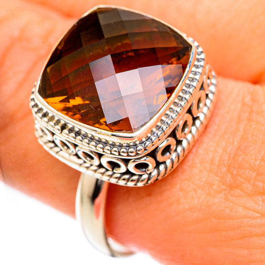 Mandarin Citrine Rings handcrafted by Ana Silver Co - RING124832