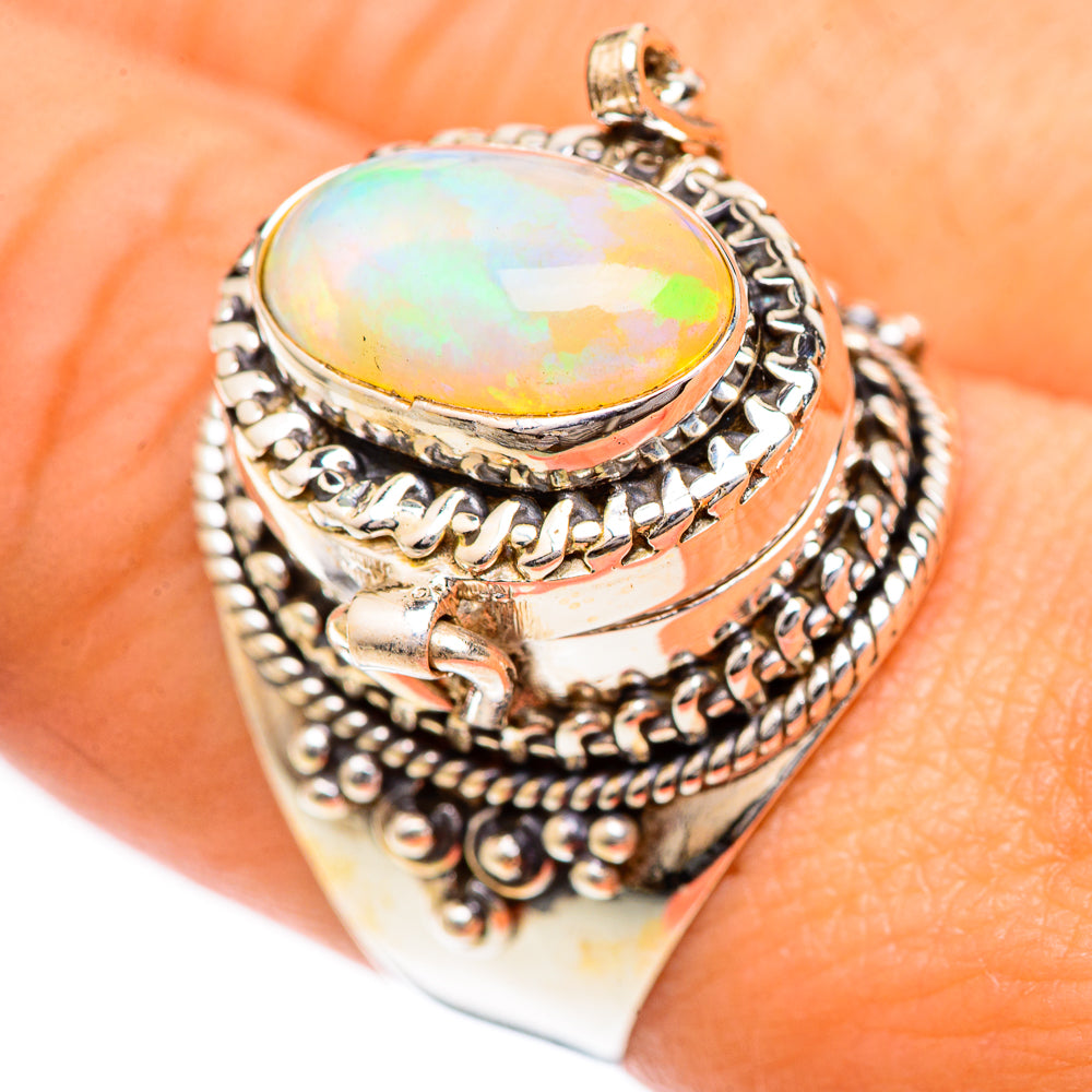 Ethiopian Opal Rings handcrafted by Ana Silver Co - RING124866