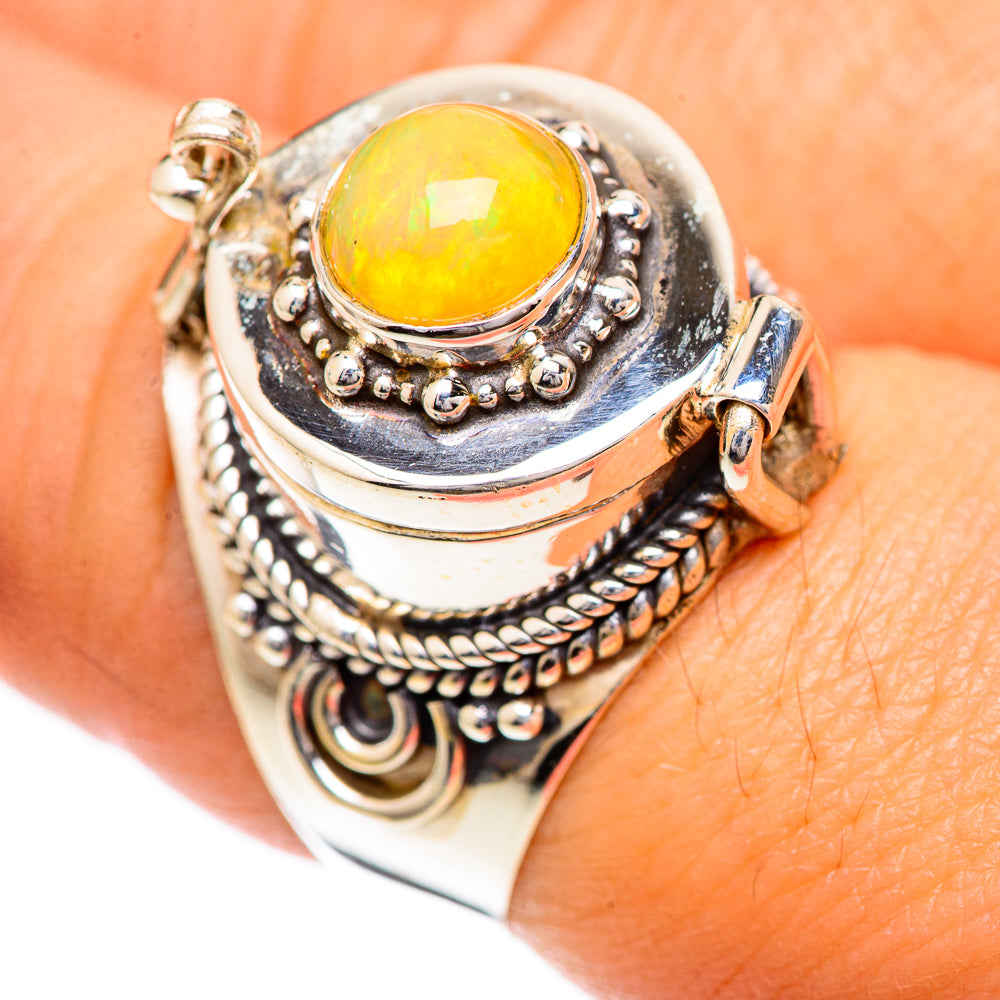 Ethiopian Opal Rings handcrafted by Ana Silver Co - RING124867
