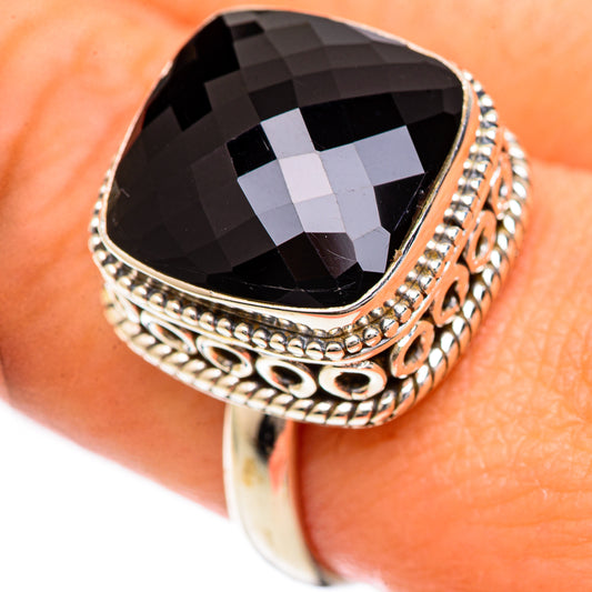 Black Onyx Rings handcrafted by Ana Silver Co - RING124887