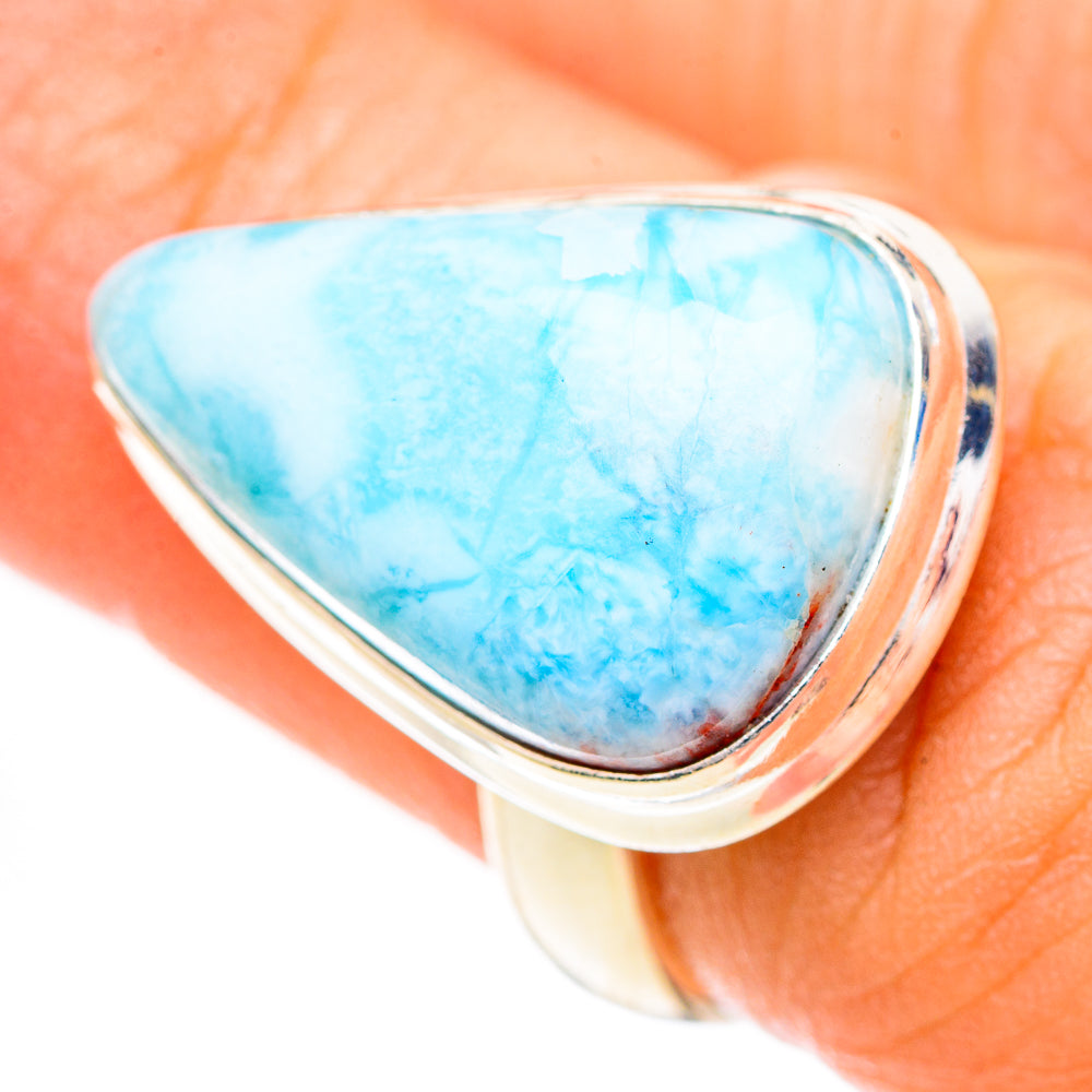 Larimar Rings handcrafted by Ana Silver Co - RING124897
