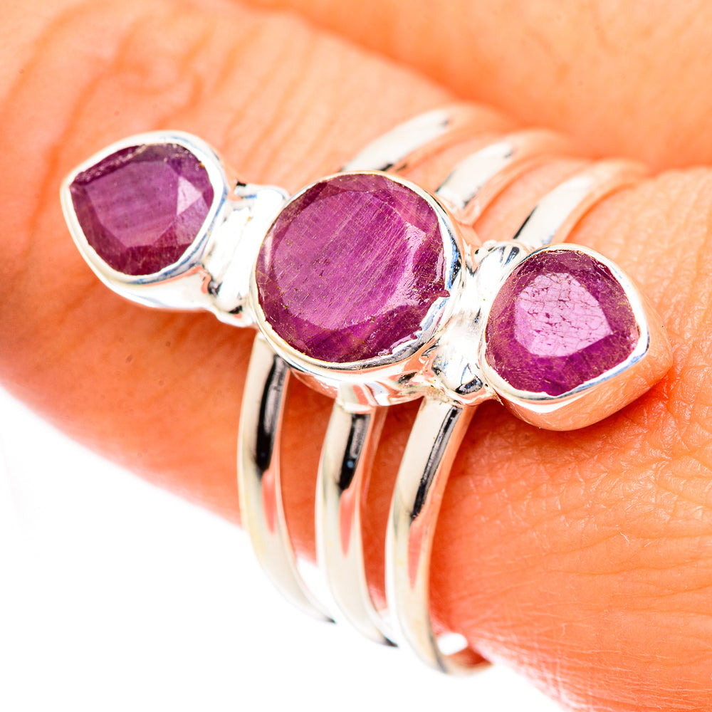Ruby Rings handcrafted by Ana Silver Co - RING124905