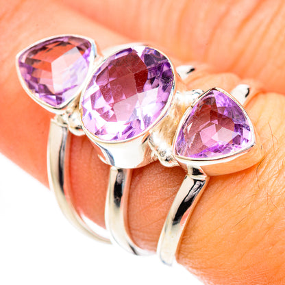 Amethyst Rings handcrafted by Ana Silver Co - RING124908