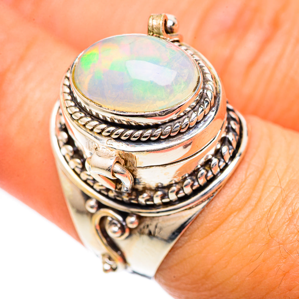 Ethiopian Opal Rings handcrafted by Ana Silver Co - RING124914
