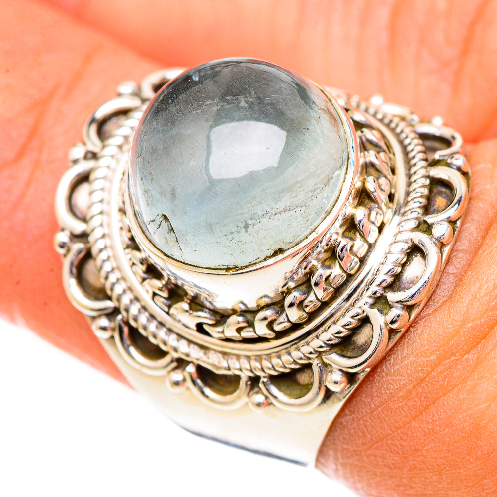Aquamarine Rings handcrafted by Ana Silver Co - RING124919