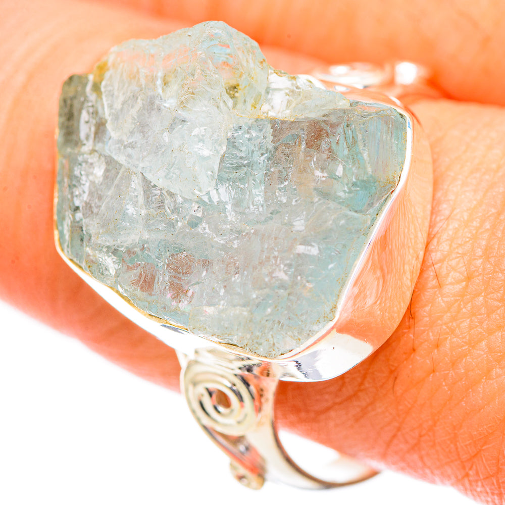 Aquamarine Rings handcrafted by Ana Silver Co - RING124920
