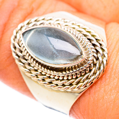 Aquamarine Rings handcrafted by Ana Silver Co - RING124922