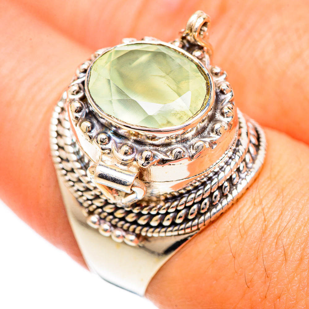 Prehnite Rings handcrafted by Ana Silver Co - RING124926